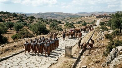 When Barbarian Hordes Met the Roman Divide