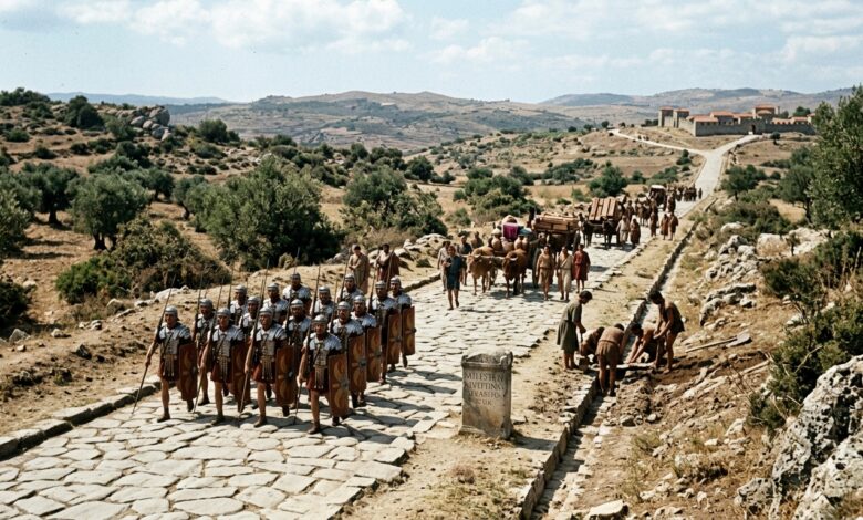 When Barbarian Hordes Met the Roman Divide
